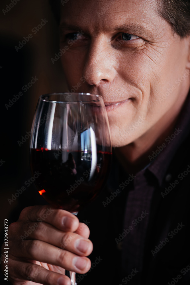 man drinking wine man drinking wine