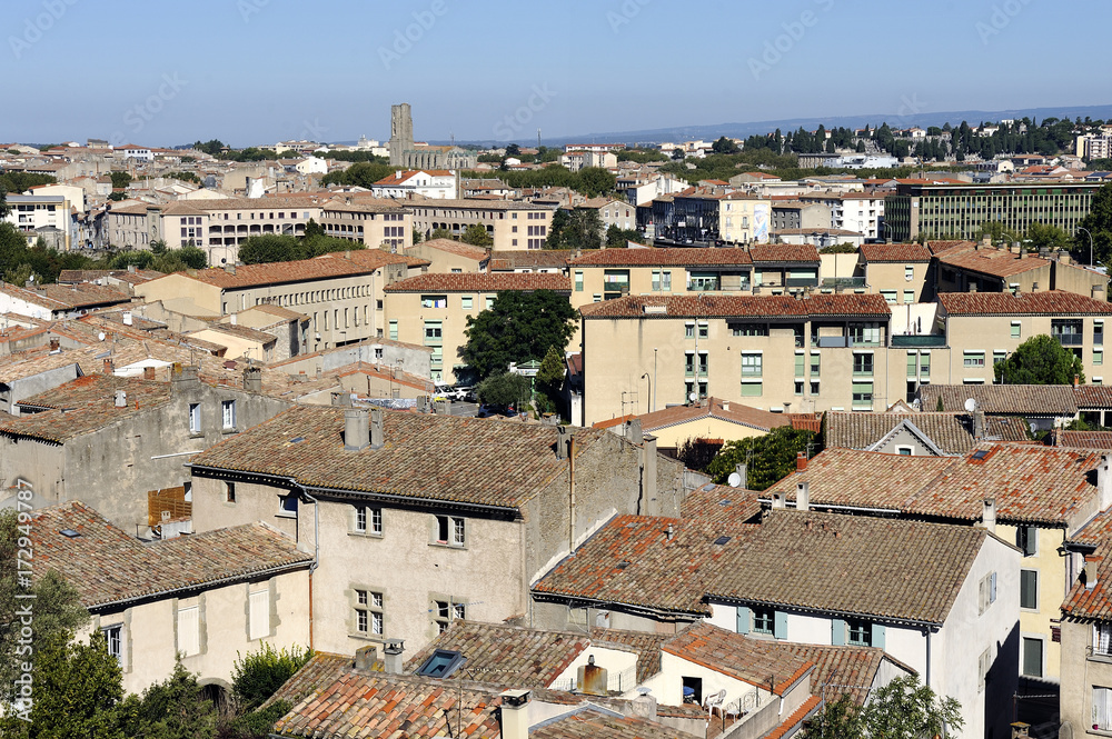 Obraz premium Carcassonne city center