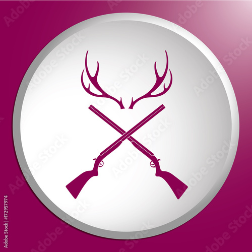 Hunting club logo icon