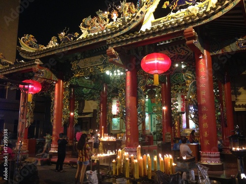 Chinese Temple in Thailand at China Town , Yao Wa Lad