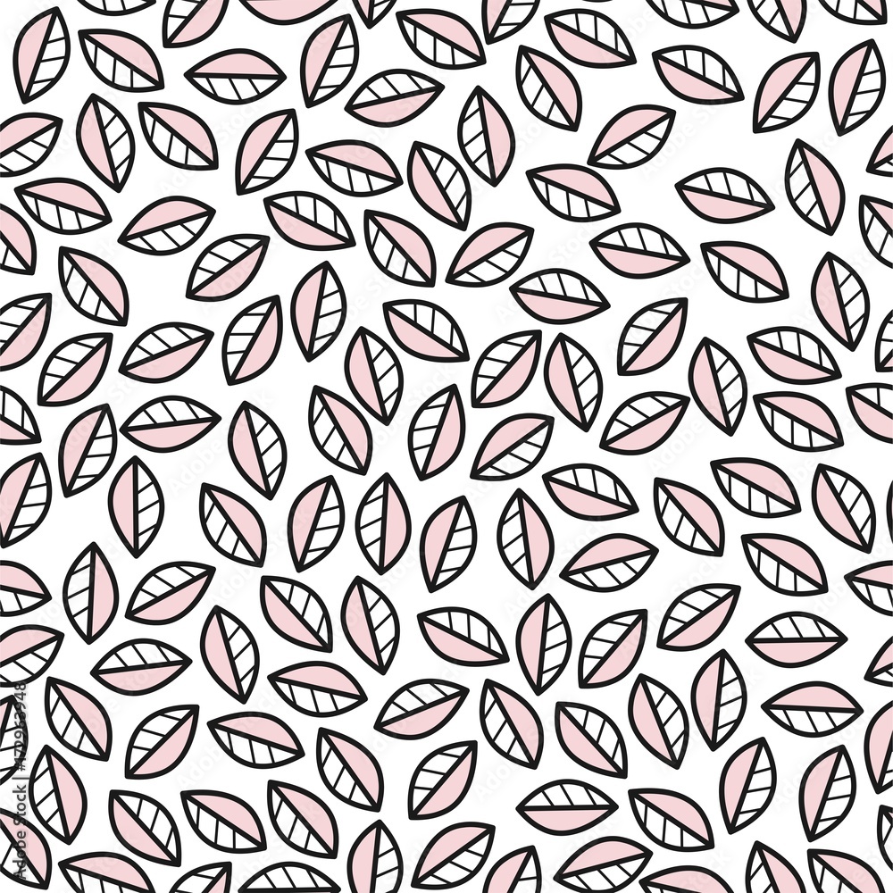 Vector seamless pattern in abstract style. The neutral background.