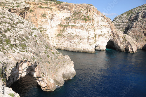 The coast of Malta at the Blue hole | Die Küste von Madeira beim Blue hole photo