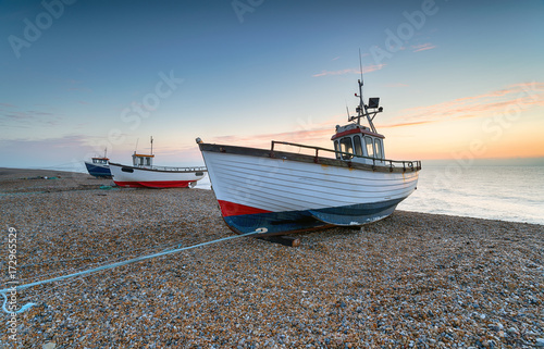 Fishing Boats at Dawn photo