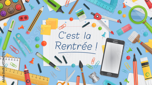 rentrée scolaire - bannière
