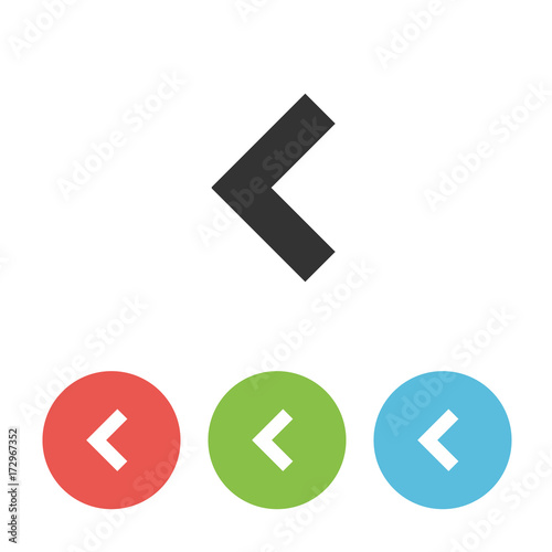 Single vector arrow for webdesign