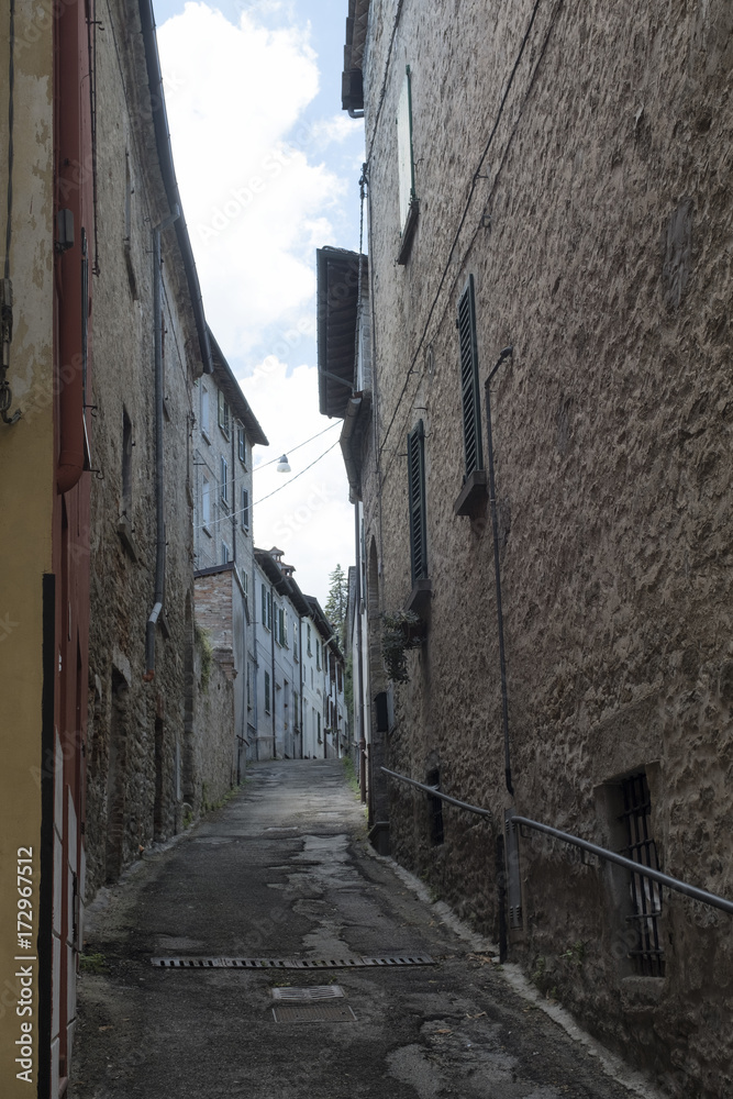 Modigliana (Italy): old street