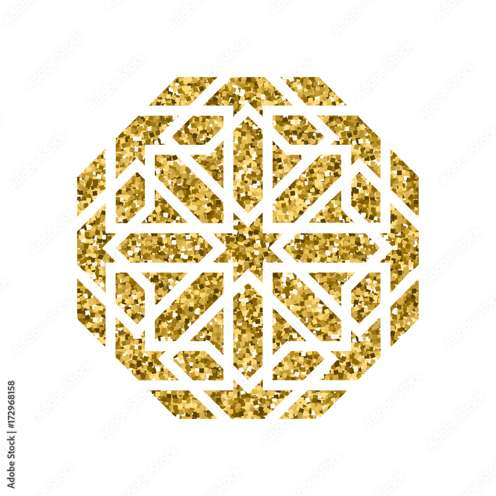 Vector islamic golden pattern Vector islamic golden pattern