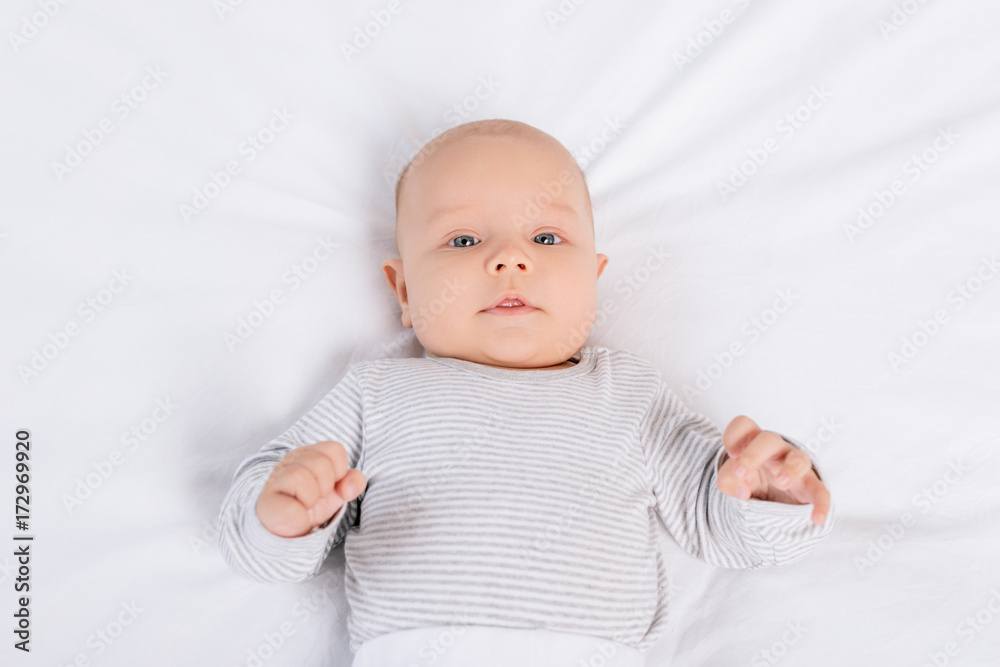 innocent caucasian baby