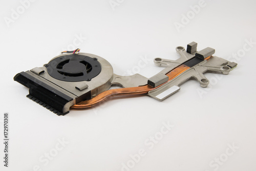 Wallpaper Mural The used cooling system for a laptop. Close-up Torontodigital.ca