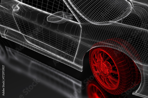 3D car