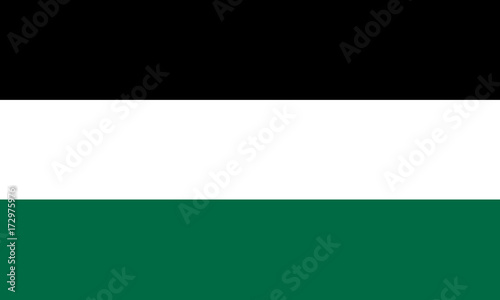 Flagge Schwarz-Weiß-Grün