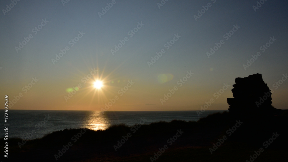 Cornish sunset