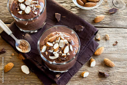 Chocolate Mousse with Almond