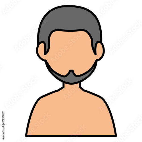 young man shirtless avatar character