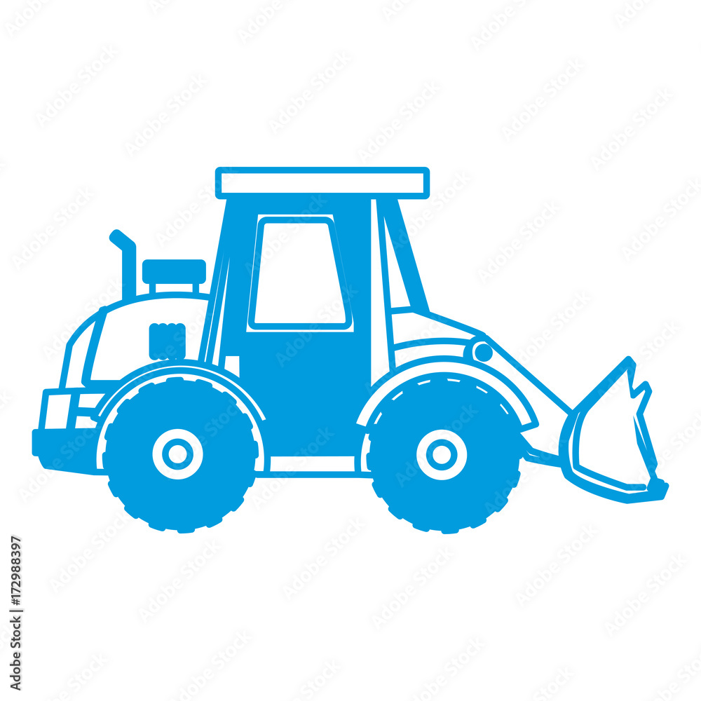 Forklift construction vehicle icon vector illustration graphic design Forklift construction vehicle icon vector illustration graphic design