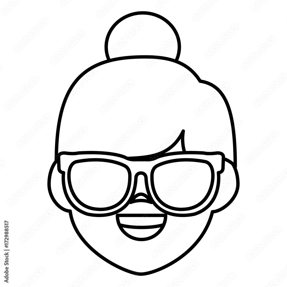 beautiful woman head avatar character beautiful woman head avatar character