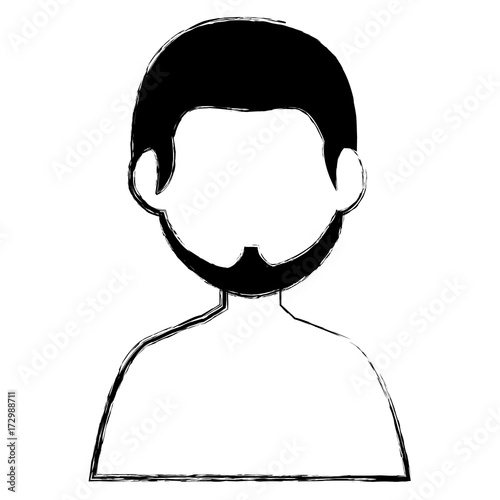 young man shirtless avatar character