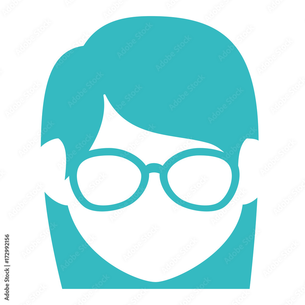 beautiful woman head avatar character