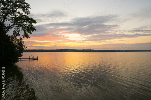 Sunset ove Lake
