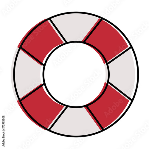 lifeguard float isolated icon