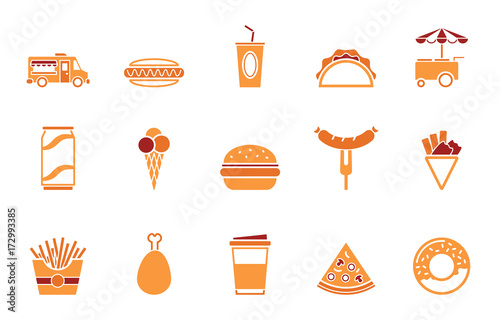 Imbiss Iconset - Orange