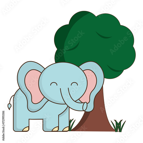 cute elephant icon