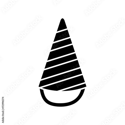 Construction traffic cone icon vector illustration graphic design