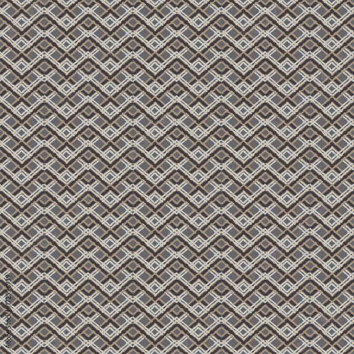 Ethnic boho seamless pattern. Zigzag pattern. Scribble texture. Retro motif. Textile rapport.