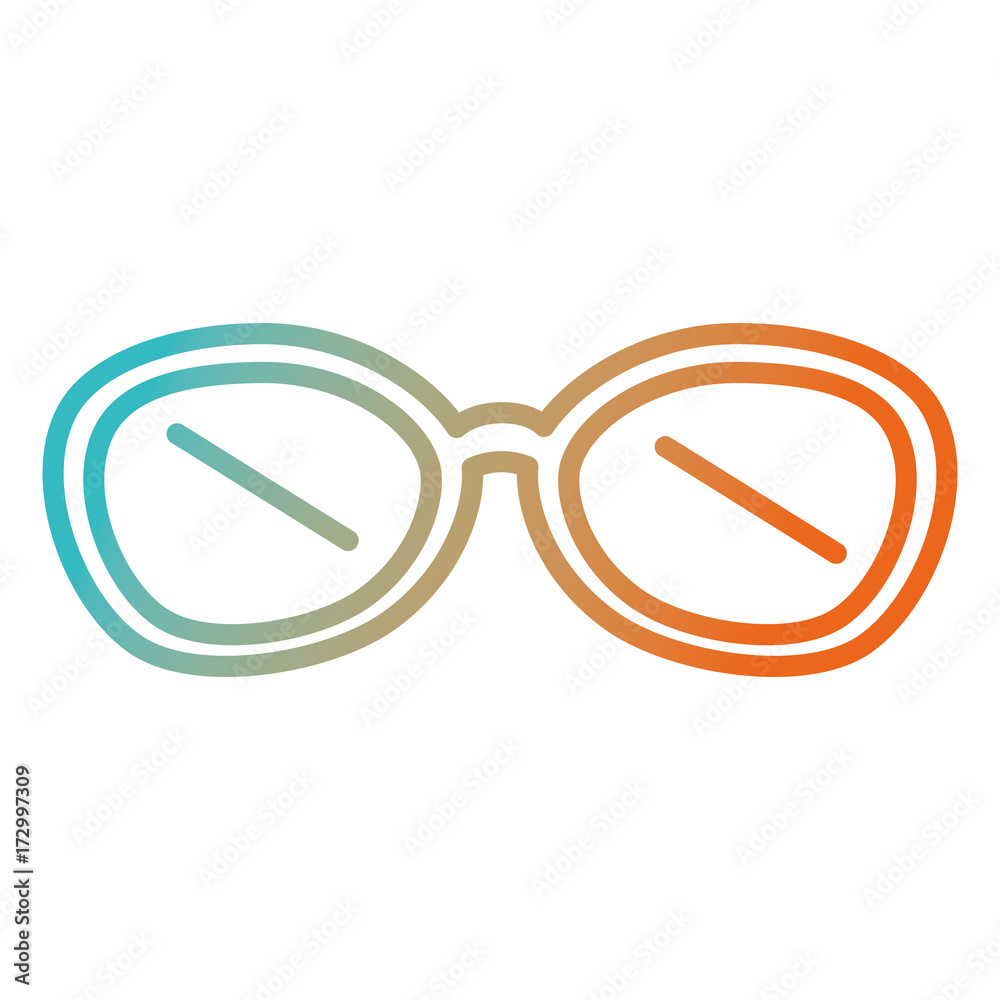 Fototapeta premium eye glasses isolated icon