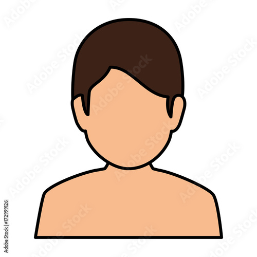 young man shirtless avatar character