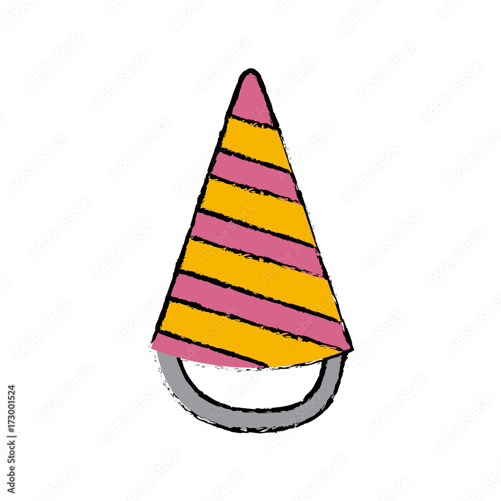 Birthday hat symbol icon vector illustration graphic design Birthday hat symbol icon vector illustration graphic design