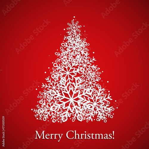 Red Christmas background