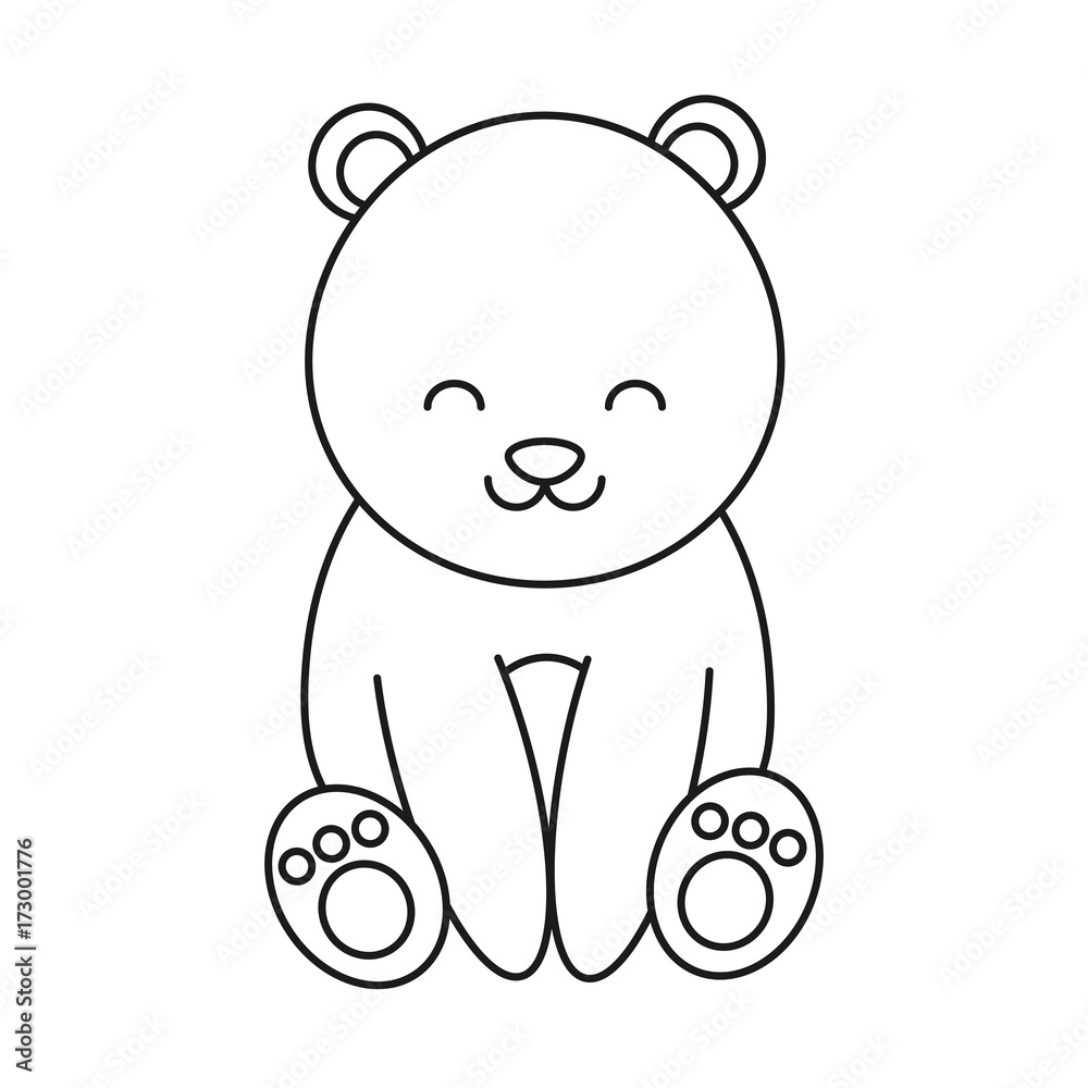 cute bear icon