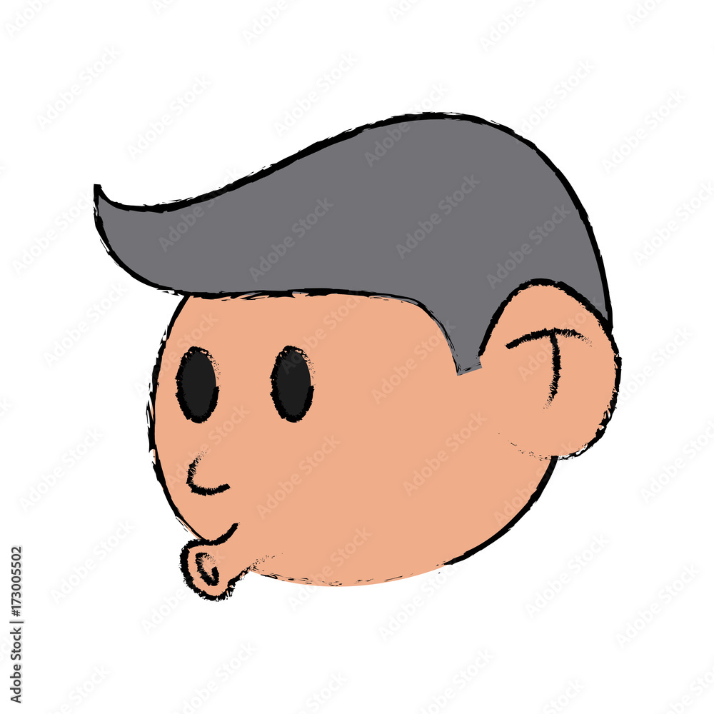 Cool guy cartoon icon vector illustration graphic design Cool guy cartoon icon vector illustration graphic design