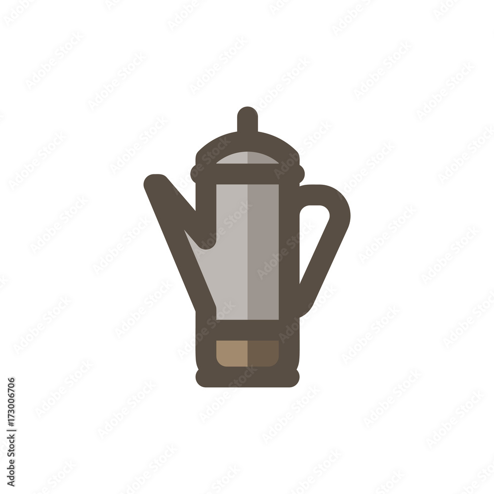 Obraz premium Coffee Filled - Coffee Percolator Icon