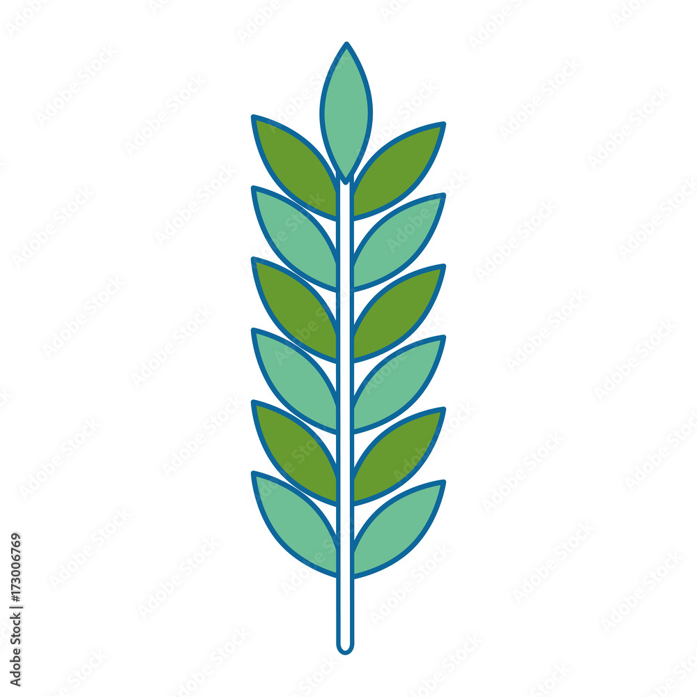 laurel leaf isolated icon laurel leaf isolated icon