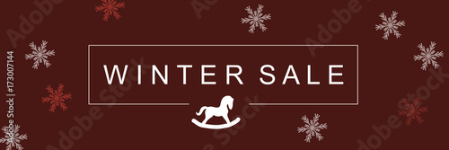 Winter Sale - Typographie - Banner