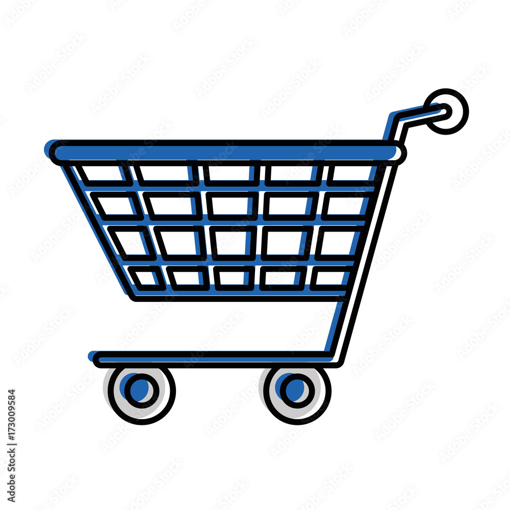 shopping cart isolated icon