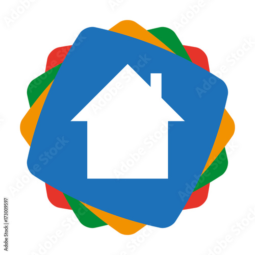 App Icon bunt - Immobilien - Haus