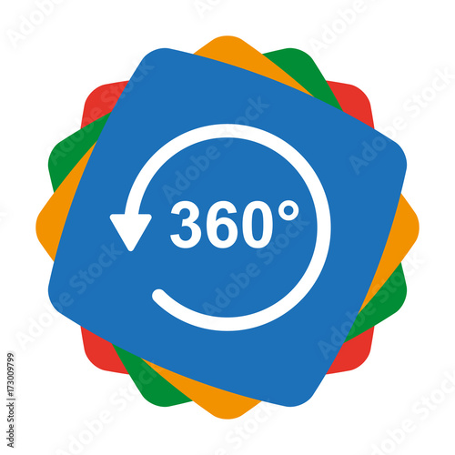 App Icon bunt - 360 Grad - VR