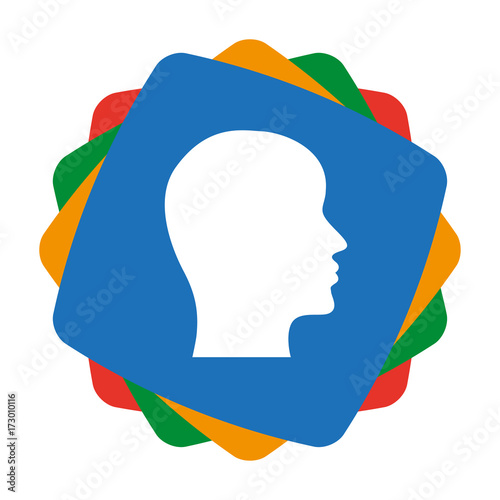 App Icon bunt - Gesicht