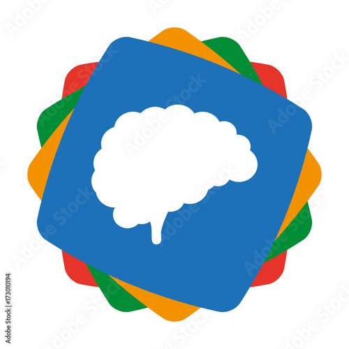App Icon bunt - Gehirn - Intelligenz - IQ