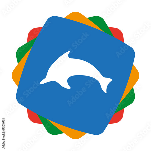 App Icon bunt - Delfin