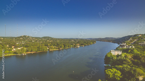 Above Lake Austin on a Sunny Day