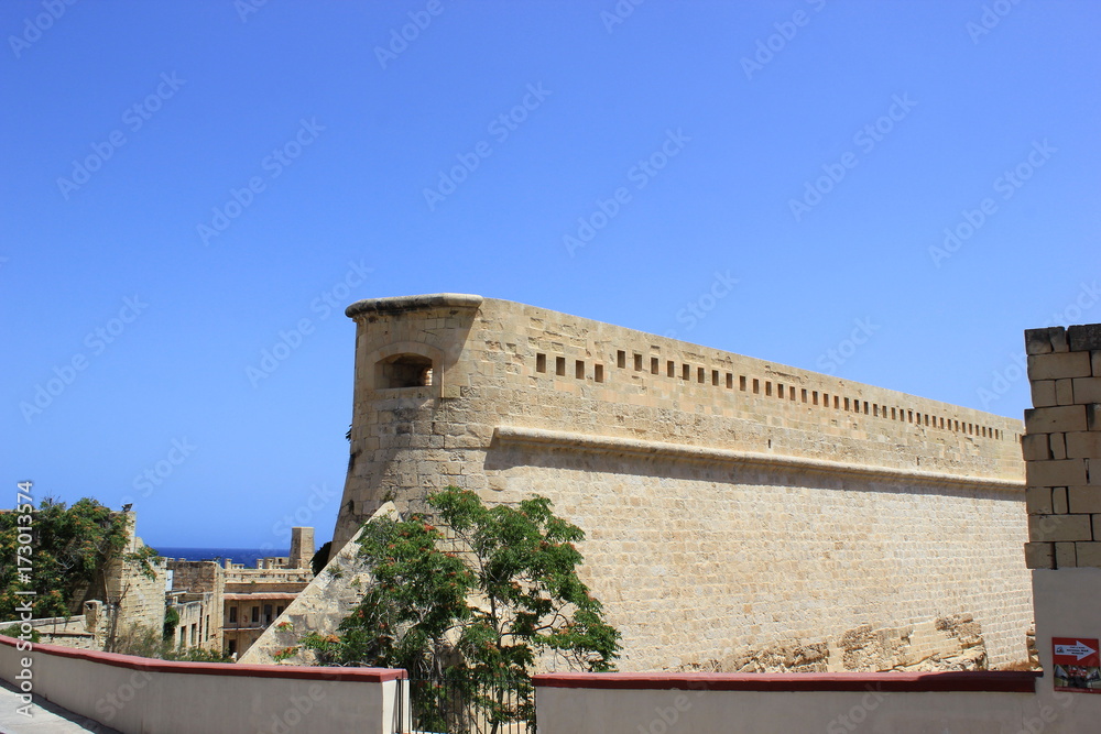 Malta: Die berühmte Stadtbefestigung von Valletta (Stadtmauer)