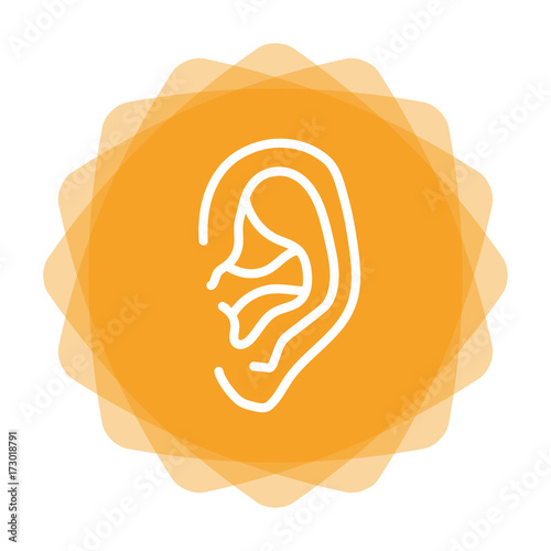 App Icon gelb - Ohr
