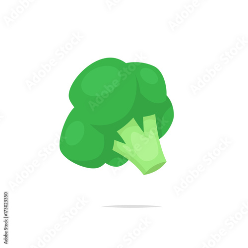 Broccoli vector isolated illustration