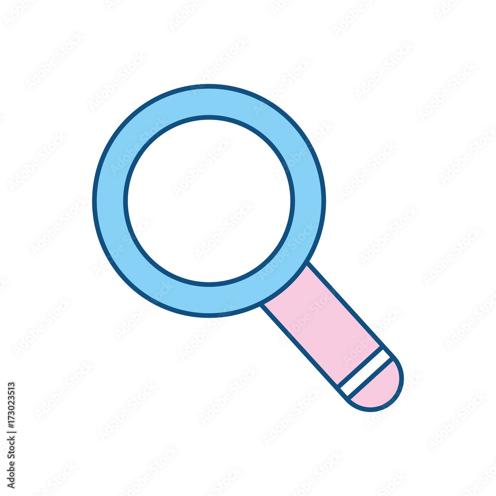 lupe icon over white background vector illustration lupe icon over white background vector illustration