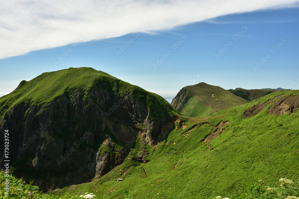 北海道 礼文島 桃岩展望台からの夏の風景 Stock Photo Adobe Stock