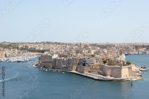 Malta: Blick auf die berühmte Festung Fort St. Angelo in Vittoriosa bei Valletta